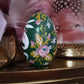 Ghost Bunny Hand-Painted Wooden Egg