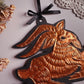 Copper Phillip on a Broom ✦ Hand Embossed Foil Decoration