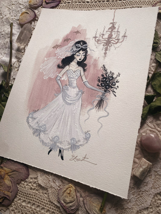 Glamour Ghouls & Wedding Bells - Original Painting