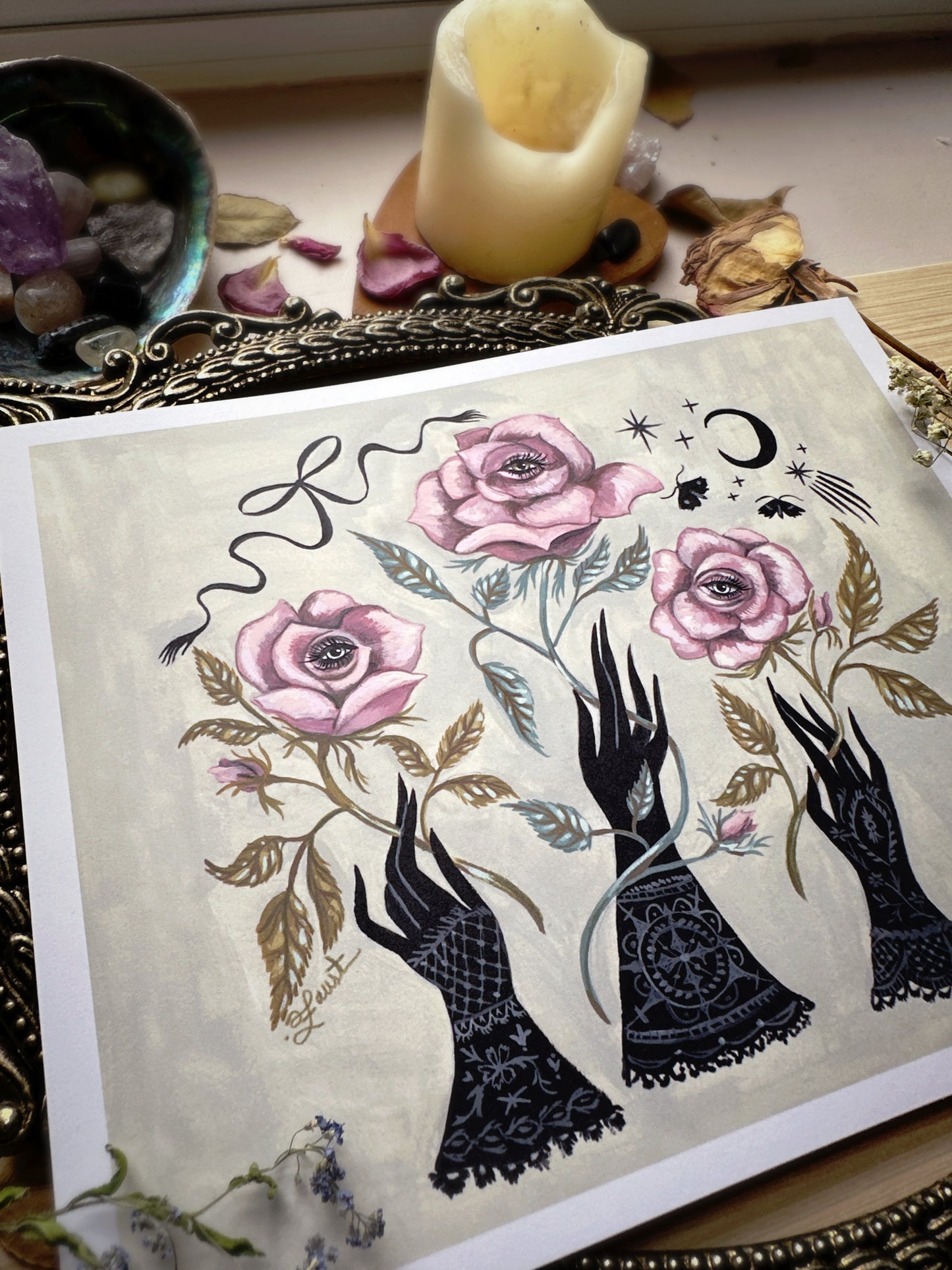 Rosy Retrospection ✦ 8.5x11 Art Print