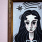 Dark Water 🎃 Framed Mini Original Drawlloween Painting