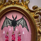 Darling Blood Ritual🎃 Framed Mini Original Drawlloween Painting