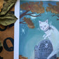 Ghost Cat - 5x7 Art Print