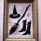 Witch! 🎃 Framed Mini Original Drawlloween Painting