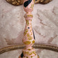 Holly Ghost Candlestick in Powder Pink