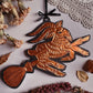 Copper Phillip on a Broom ✦ Hand Embossed Foil Decoration