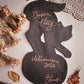 Copper Halloween Kitty ✦ Hand Embossed Foil Decoration