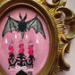 Darling Blood Ritual🎃 Framed Mini Original Drawlloween Painting