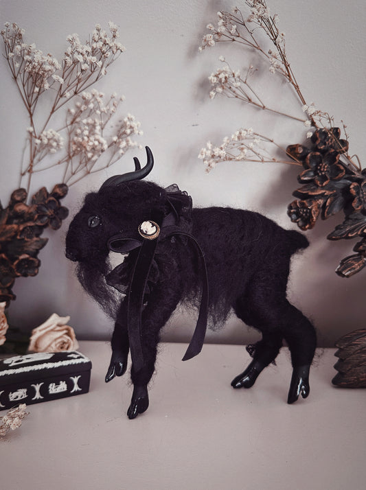 Mourning Black Phillip in Black Tulle