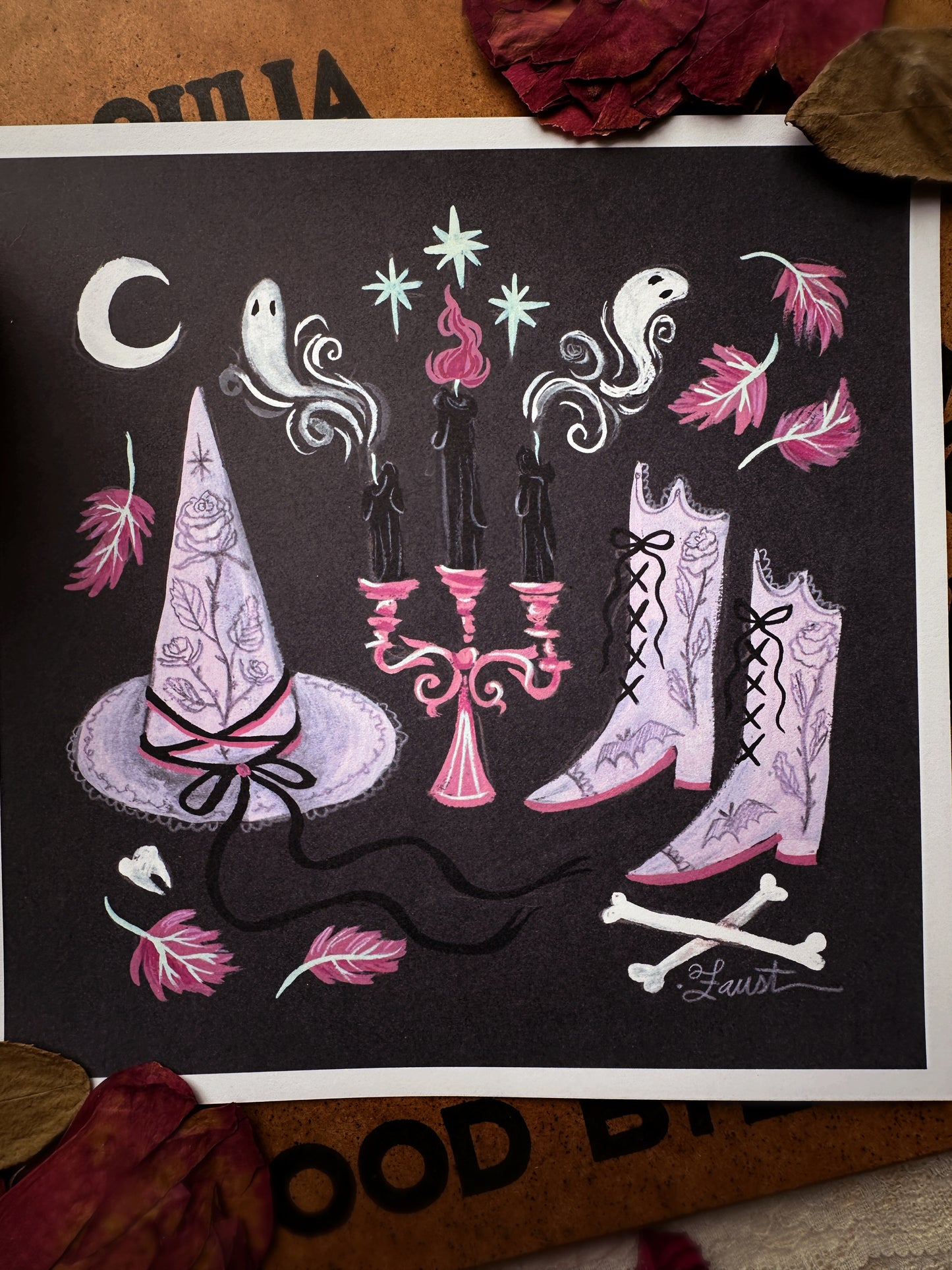 Lilac Witch ✦ 8x8 Art Print