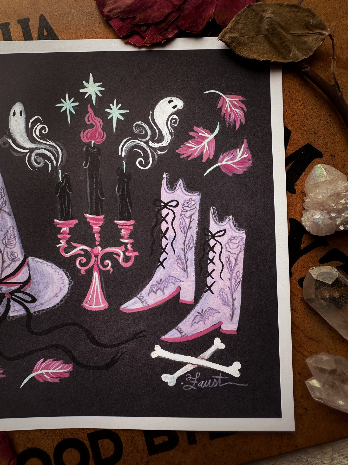 Lilac Witch ✦ 8x8 Art Print