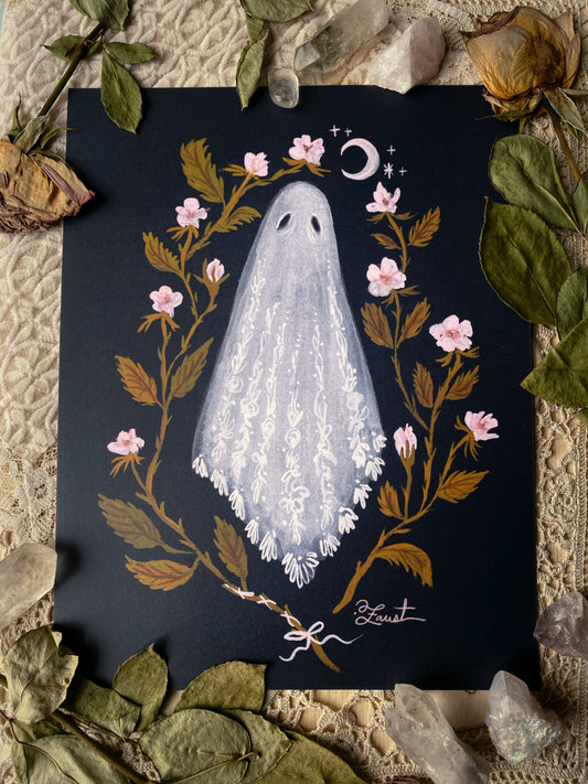 Lace Ghost - 8.5x11 Art Print