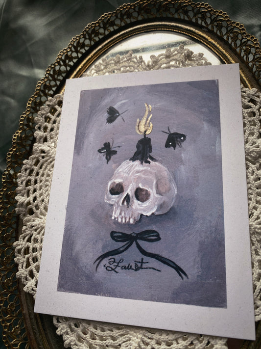 Contemplation ✦ Limited Edition Illuminated 4.25x5.5 Art Print