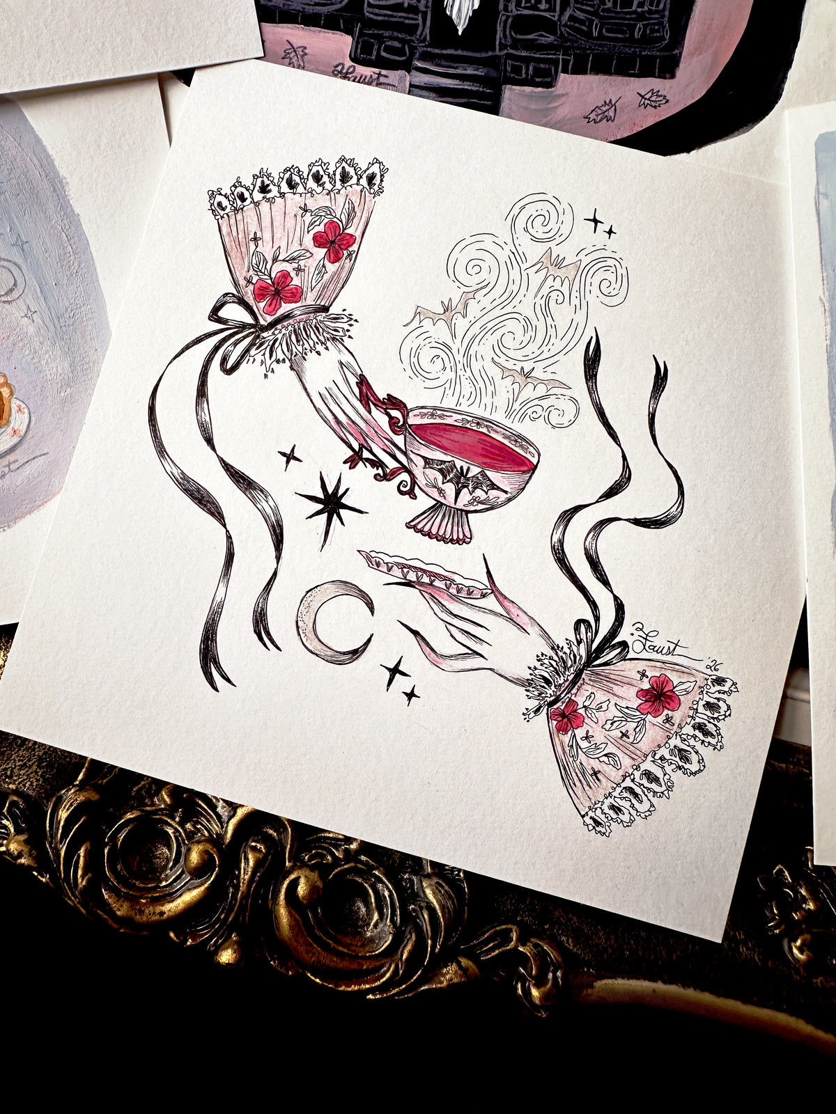 A Proper Vampire 🎃 Original Drawlloween Artwork