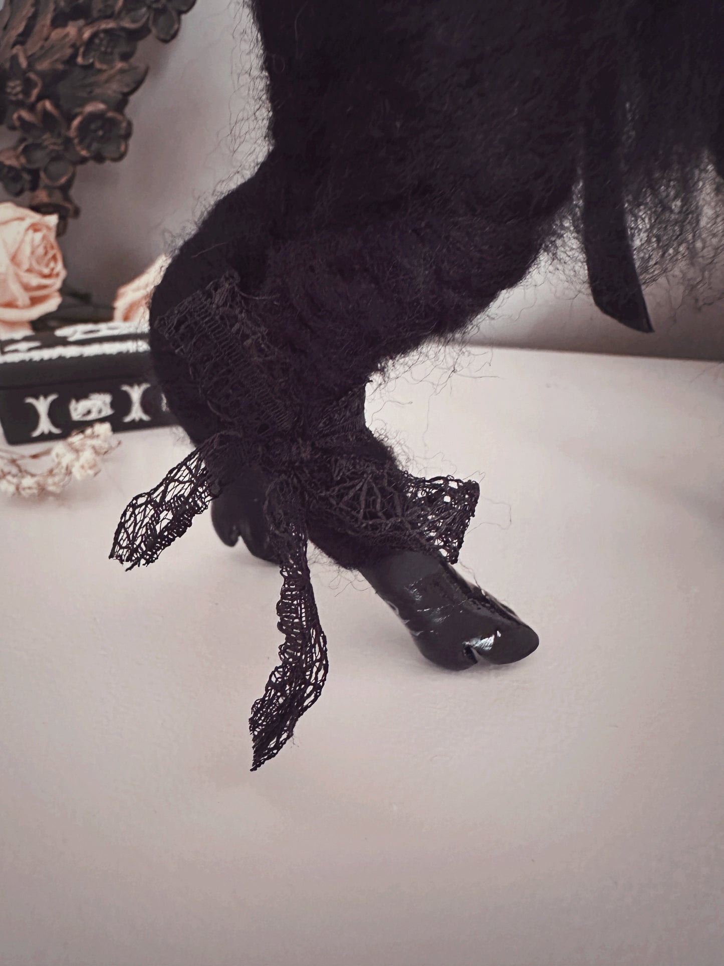 Mourning Black Phillip in Black Tulle