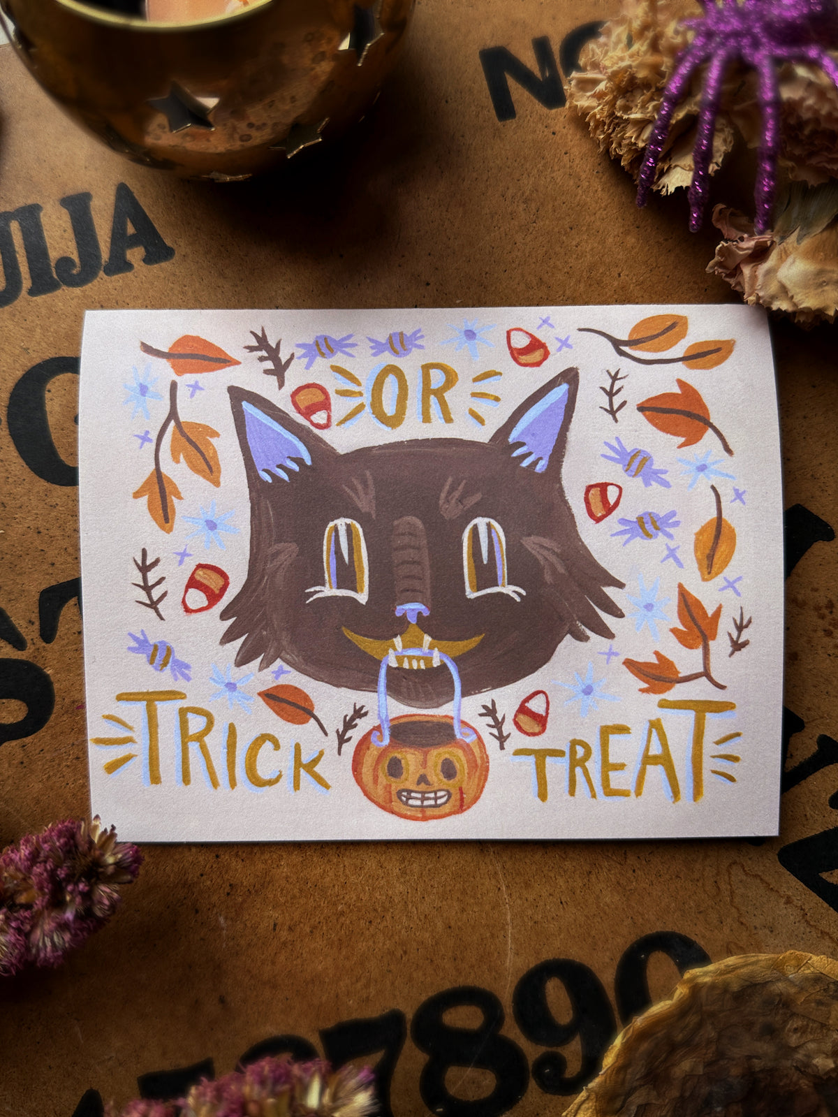 Trick or Treat! ✦ Vintage Halloween Card