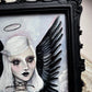 The Angel of Apathy ✦ Framed Original Painting
