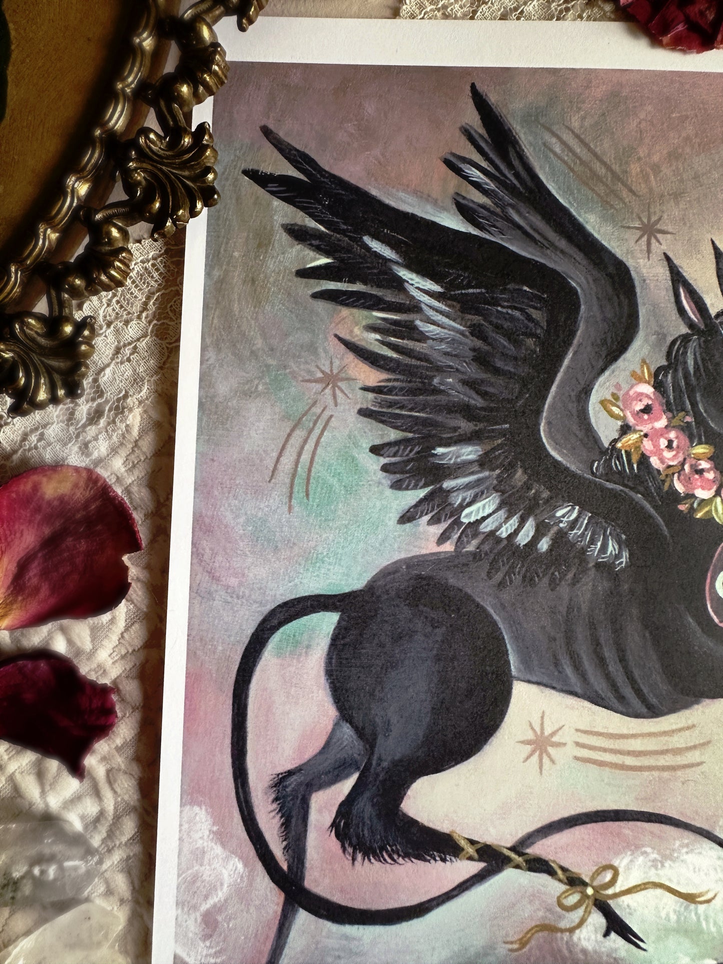 The Eternal Night Guardian ✦ 8.5x11 Art Print
