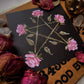 Pentagram of Roses ✦ 8x8 Art Print