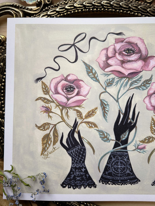 Rosy Retrospection ✦ 8.5x11 Art Print