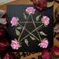 Pentagram of Roses ✦ 8x8 Art Print