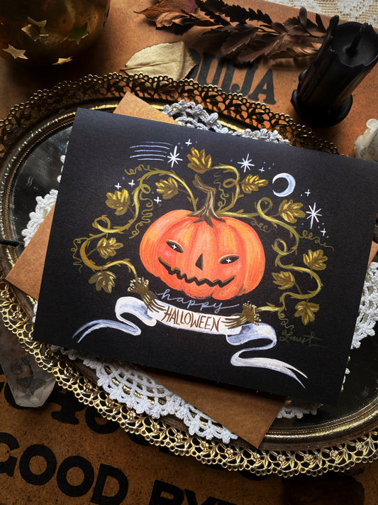 The Whole Pumpkin Patch ✦ Halloween Card Collection ✦ Set of 3