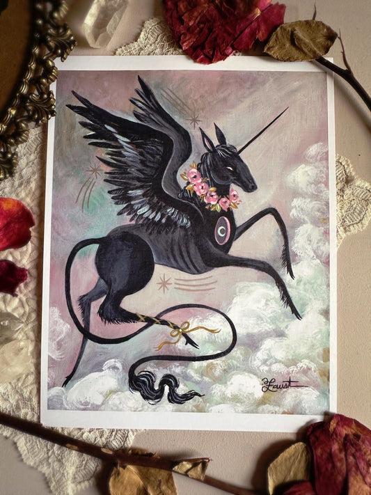 The Eternal Night Guardian ✦ 8.5x11 Art Print
