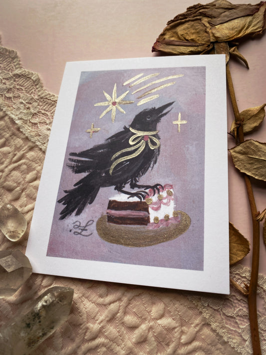 Takes The Cake! ✦ Limited Edition Illuminated 4.25x5.5 Art Print