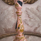 Holly Ghost Candlestick in Powder Pink