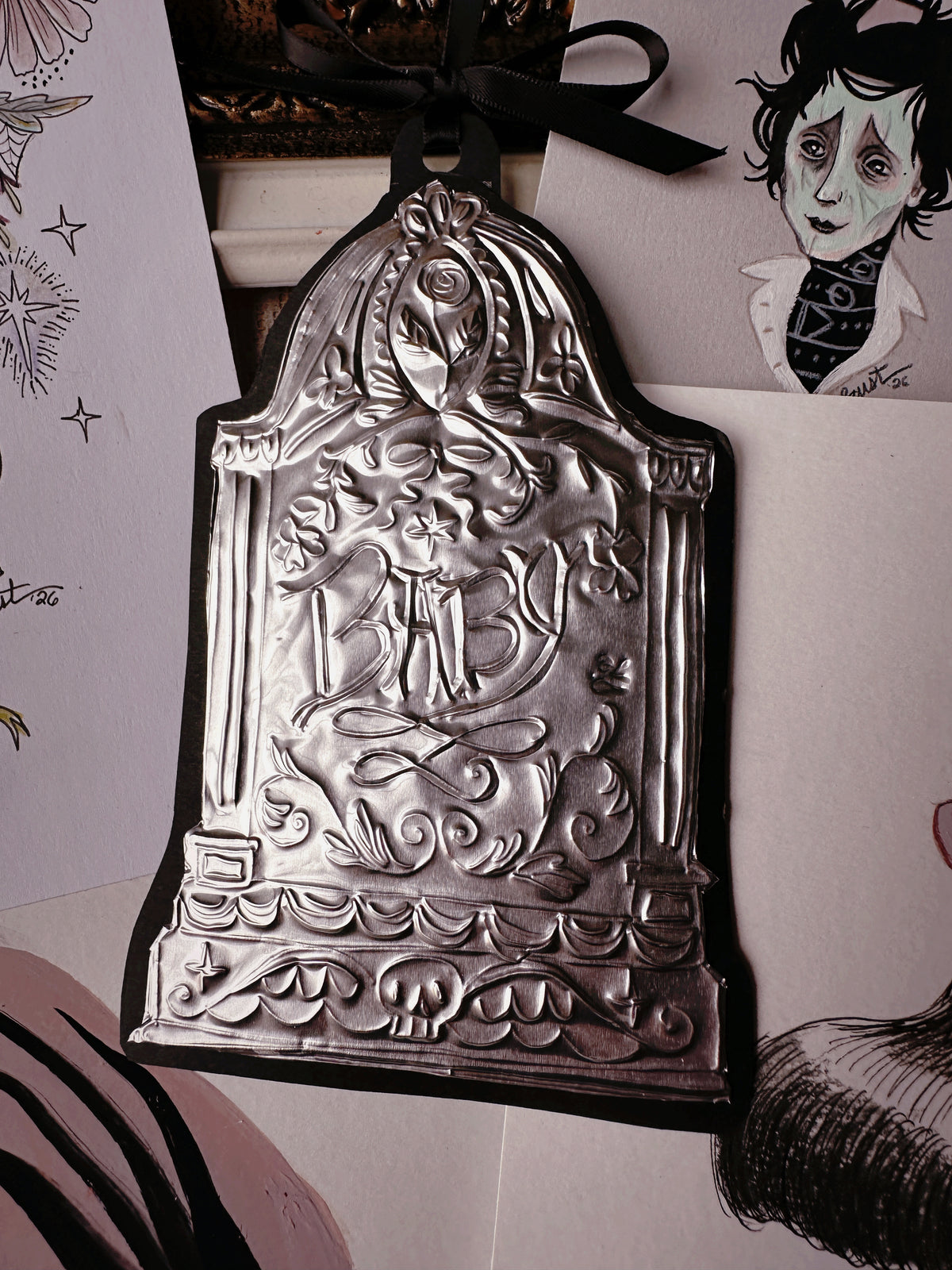 A Grave for Baby 🎃 Original Drawlloween Artwork