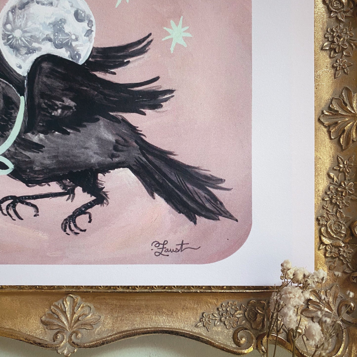 Crow Moon 5x7 Art Print