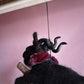 Black Phillip on a Broom ✦ in Hawthorn Velvet