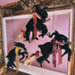 Black Phillip on a Broom ✦ in Bramble Velvet
