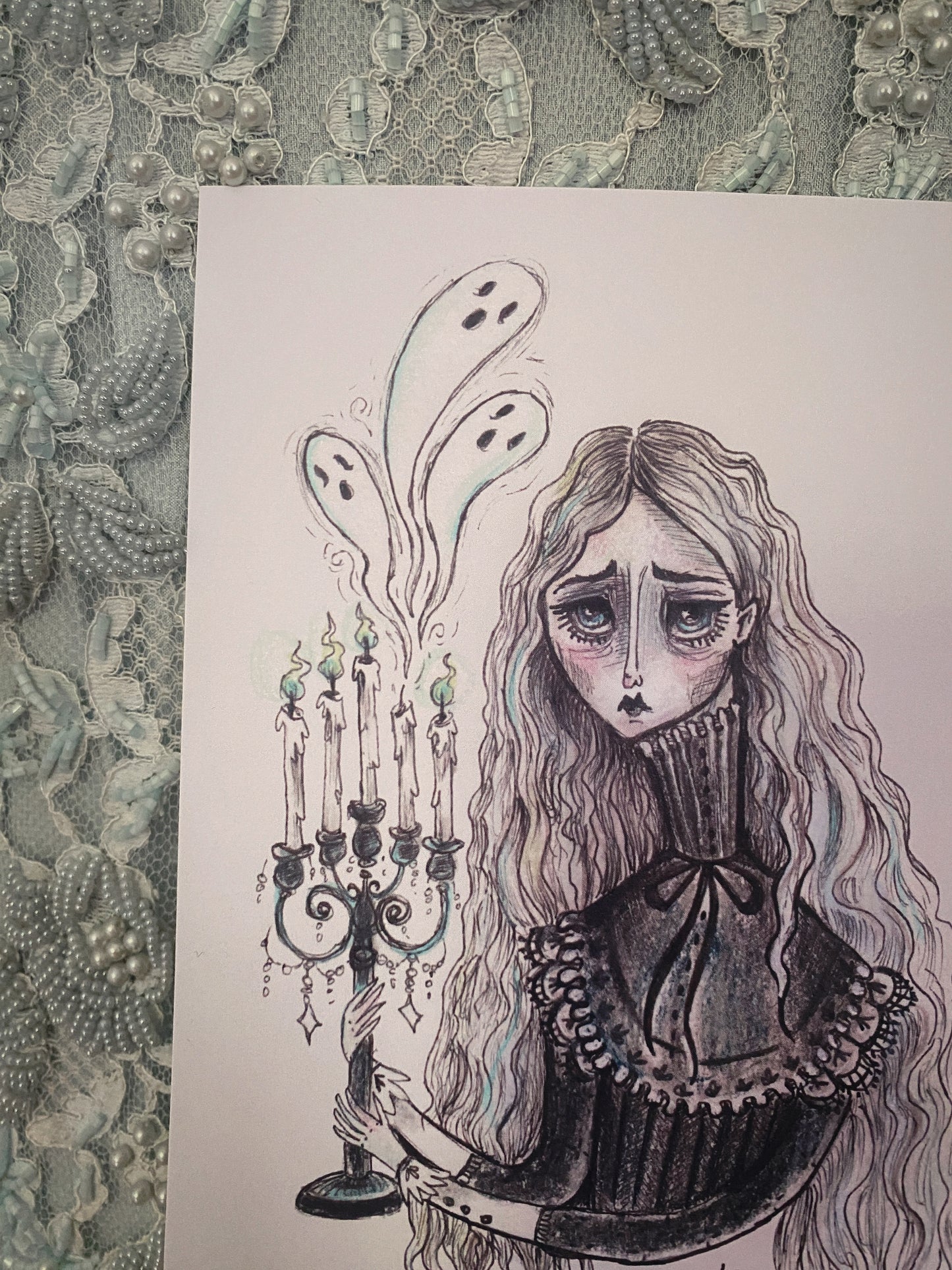 *Haunted Candelabra - 5x7 Art Print