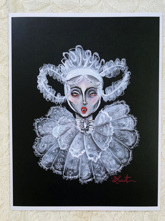 Vampire Lucy - 8.5x11 Art Print