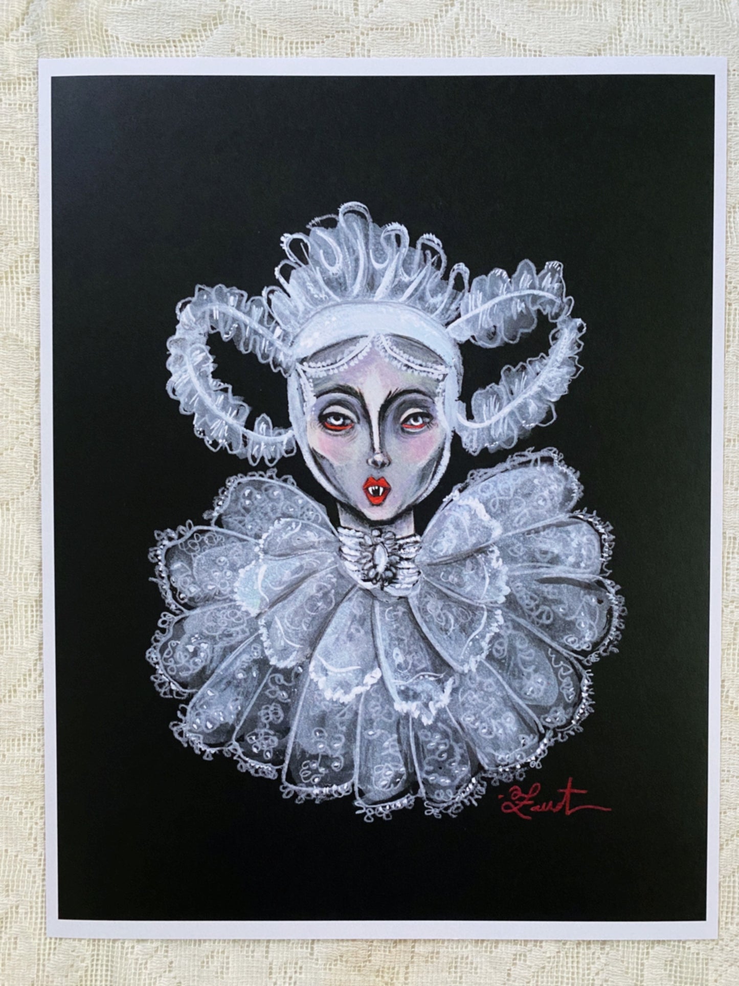 Vampire Lucy - 8.5x11 Art Print