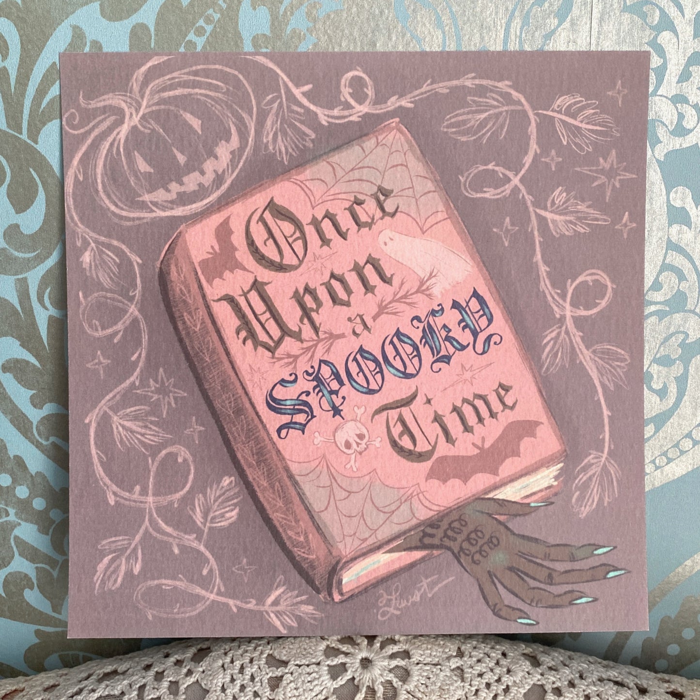 Once Upon a Spooky Time - 8x8 Art Print
